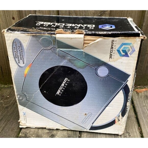 OPEN BOX MINT Nintendo Gamecube Console Platinum W/ Box and Instructions - Picture 2 of 13